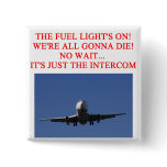 PILOT airline joke buttons