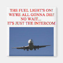 PILOT airline joke Fridge Magnets