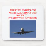 PILOT airline joke mousepads