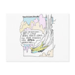 Pilot April Fools Cartoon Funny Gifts & Tees Post Cards