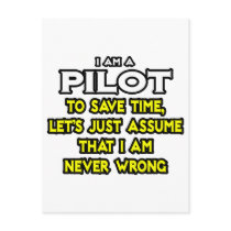 Pilot...Assume I Am Never Wrong