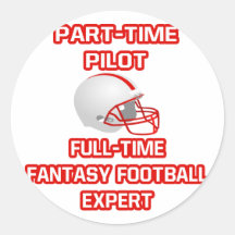 Pilot .. Fantasy Football Expert Stickers