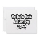 Pilot Joke...Two Thumbs invitations