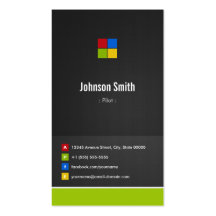 Pilot - Premium Creative Colorful Business Card