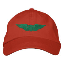 Pilote d'armée chapeaux brodés