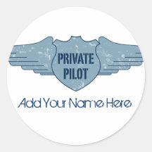 Pilote privé Blue Wings Adhésif