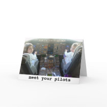 Pilots are getting younger greeting card