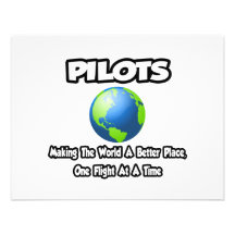 Pilots...Making the World a Better Place Personalized Announcements