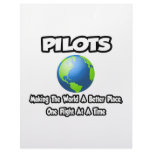 Pilots...Making the World a Better Place Customized Letterhead