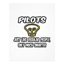 Pilots...Regular People, Only Smarter Letterhead Design