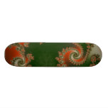 Pimento Olive Double Spiral Skateboard