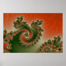 Pimento Olive Triple Twirl Poster