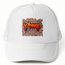 pimp graffiti  design trucker hat