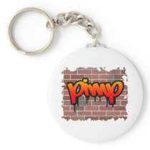 pimp graffiti  design keychains