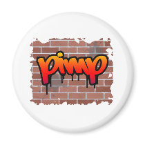 pimp graffiti  design magnets