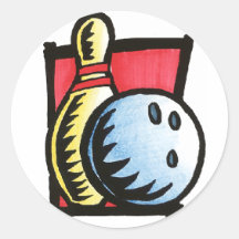 Pin4_c Round Stickers