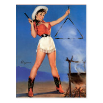 Pin- 1 de cow-girl cartes postales