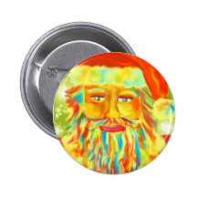 Pin d'art de Père Noël Badges