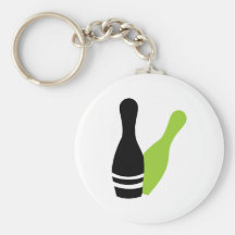 Pin de bowling porte-clés
