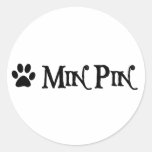 Pin de minute (style de pirate avec le pawprint) autocollant