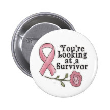 Pin de survivant de cancer du sein pin's avec agrafe