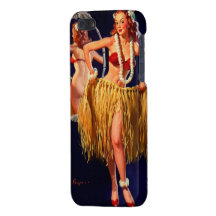 Pin hawaïen de danse polynésienne vintage de Gil E Étui iPhone 5