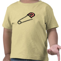 Pin rose de couche-culotte t-shirt