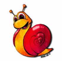 Pin - Sammy Snail Acrylic Cut Outs