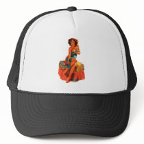Pin Up Girl Trucker Hats