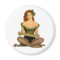 Pin Up Girl Magnets
