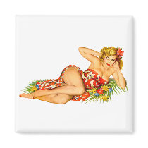 Pin Up Girl Magnets