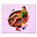 Pin Up Girl Photo Print