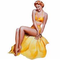 Pin Up Girl Acrylic Cut Outs