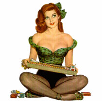 Pin Up Girl Acrylic Cut Outs