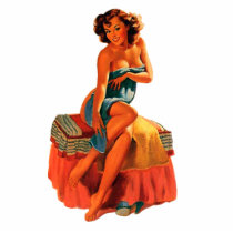 Pin Up Girl Photo Sculpture