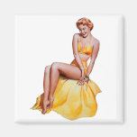 Pin Up Girl Refrigerator Magnets