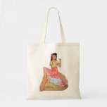 Pin Up Girl Tote Bag
