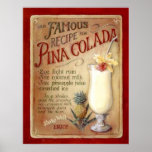 Pina colada recipe print