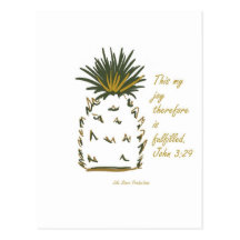 Pinapple of Joy Postcard