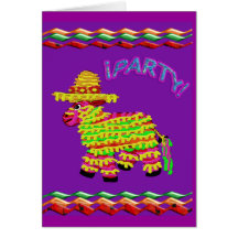 pinata invite cards
