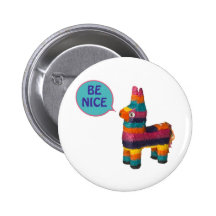 Piñata Pinback Buttons