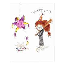 Pinata Tarjeta Postal Post Card