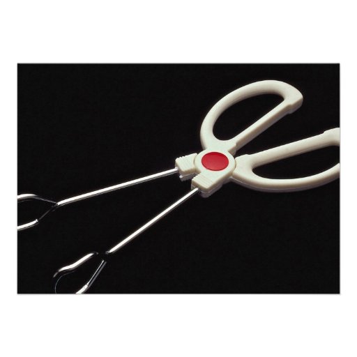 Pinces de luxe de cuisine faire-parts