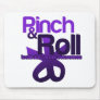 Pinch and Roll for Testicular Cancer Awareness Mouse Pad
