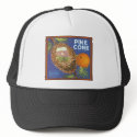 Pine Cone Brand Citrus Label hats