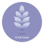 PINE CONE STICKER PASTEL PURPLE