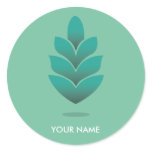 PINE CONE STICKER PASTEL TURQUOISE