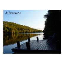 Pine Lake Minnesota Dockside Postcard