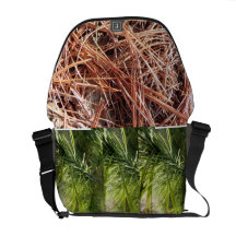 Pine needle messanger bag commuter bags