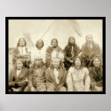 Pine Ridge Agency Indian Chiefs SD 1891 posters